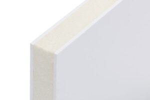 Paneles sándwich con núcleo de espuma PET con revestimiento de PVC