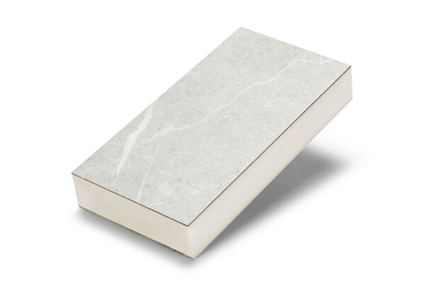 Paneles sándwich de espuma de PET con revestimiento de HPL con textura de mármol para paneles de pared decorativos