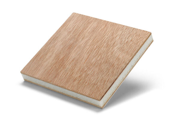 Paneles sándwich de espuma de PET con revestimiento de madera contrachapada de patrón entrelazado - Image 3