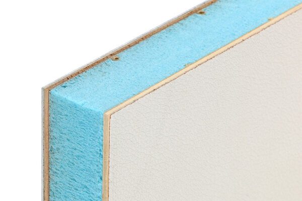 Panel sándwich de espuma XPS con revestimiento de madera contrachapada con textura de cuero - Image 2