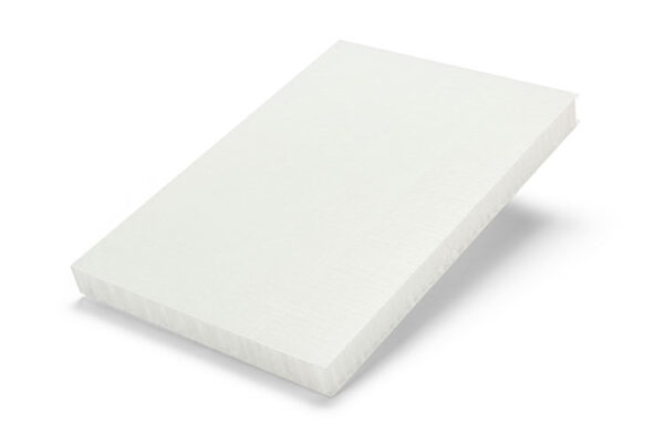 Paneles de panal de polipropileno de piel CFRT de color natural