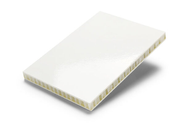 Paneles sándwich de panal de polipropileno con piel brillante de FRP