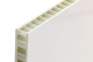 Paneles sándwich de panal de polipropileno con piel brillante de FRP