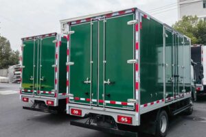 Carrocería para camión de carga seca CKD para transporte logístico