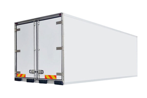 Carrocería de camión refrigerado de 16 palets para transporte logístico de cadena de frío