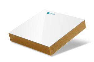 Paneles sándwich de espuma de PVC con revestimiento de FRP brillante de 50 mm para cajas de autocaravana