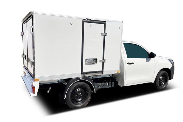 Caja isotérmica ligera de 2,5 m para camionetas